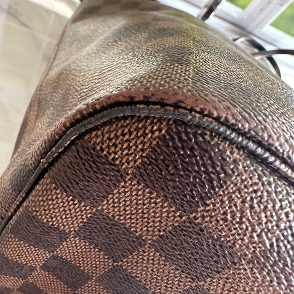 💙Auth Louis Vuitton Neverfull Damier Ebene Mm - Picture 5 of 10